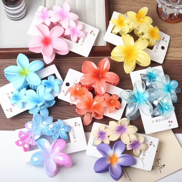 Pince Cheveux Fleur Colorée