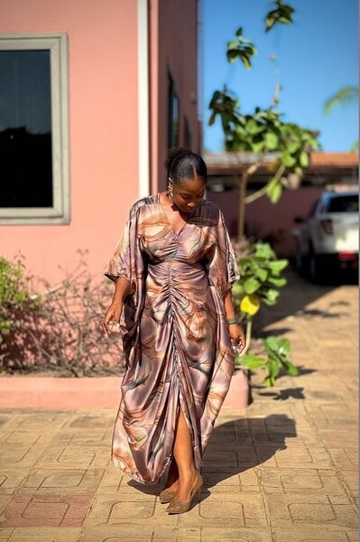 Sienna-Silk Boubou