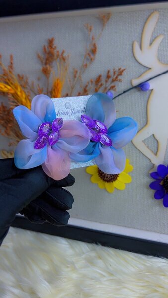 Floral earrings
