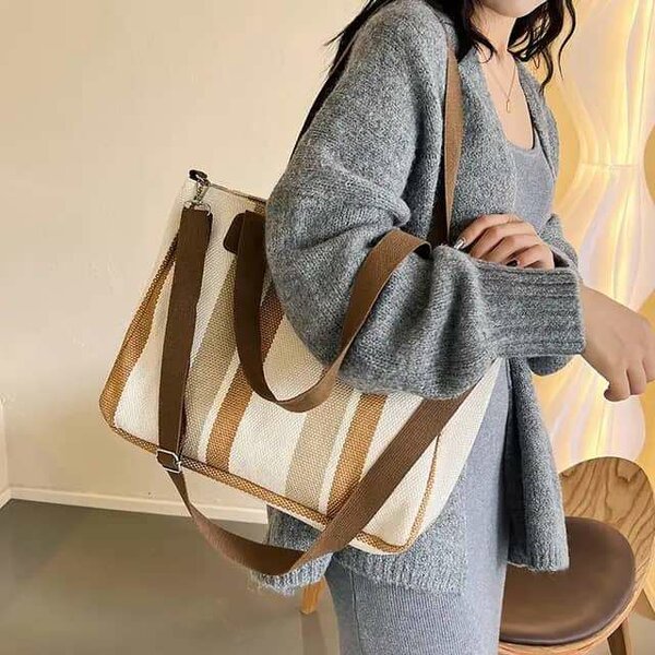 Sac cabas fourre-tout multicolore