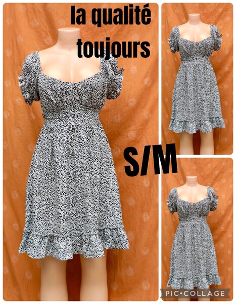 Robe d'été fleurie S/M