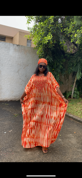 Robe Caftan Femme Colorée