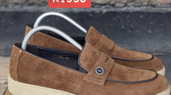 Top suede loafers