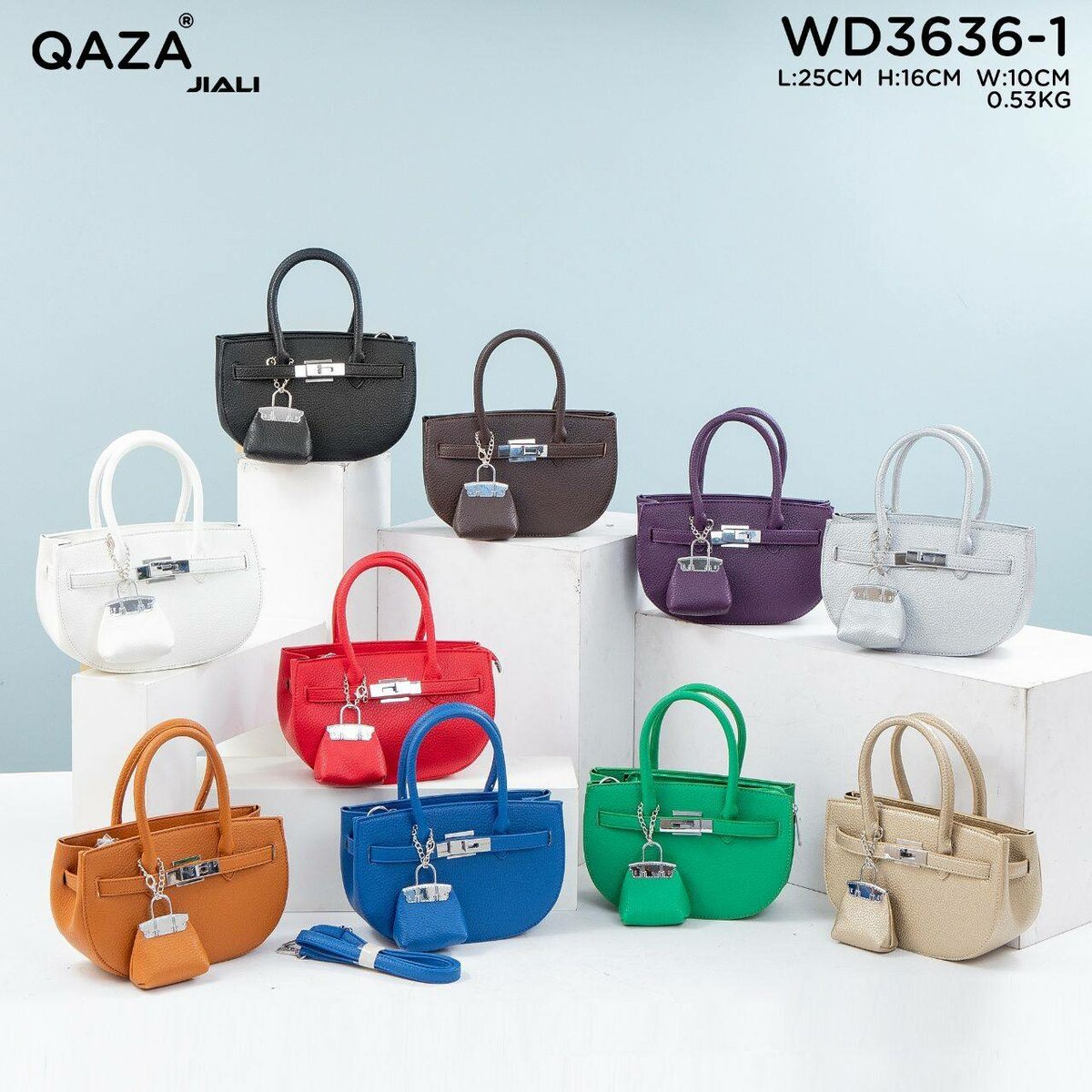 Sac à main QAZA multicolore
