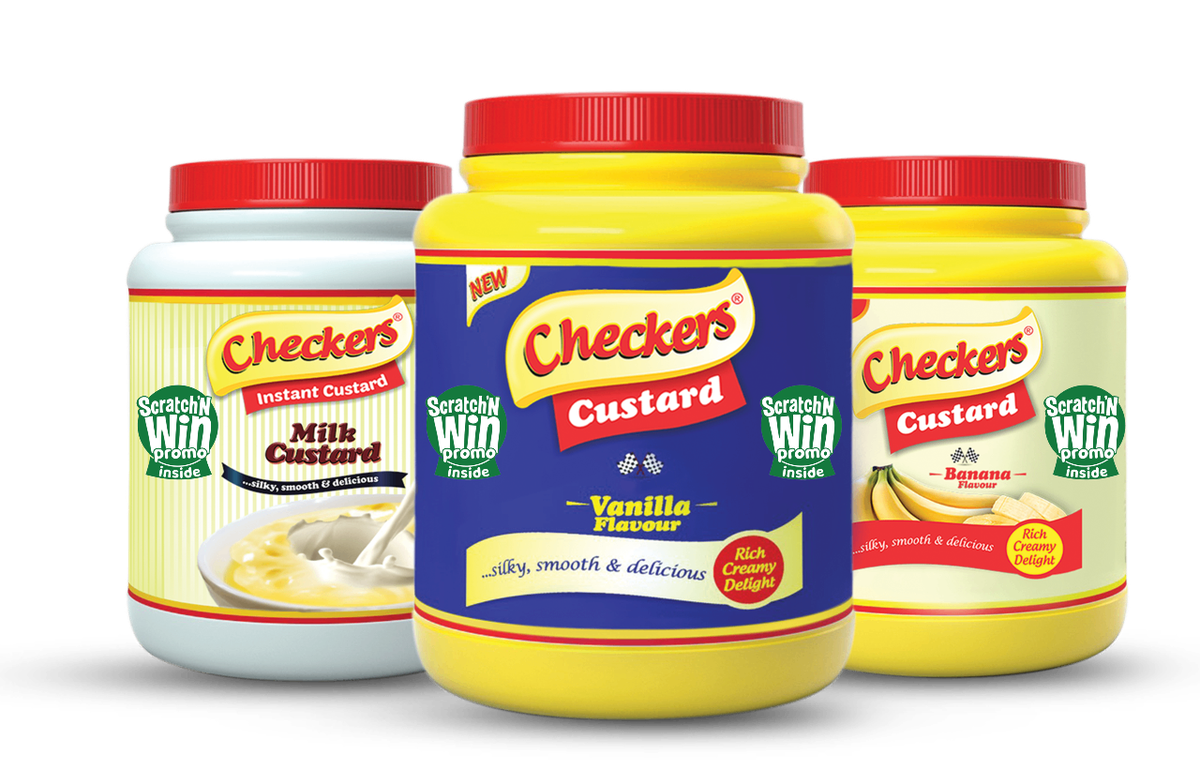 Custard Checkers saveur vanille