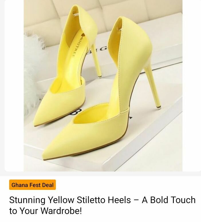 Stunning yellow