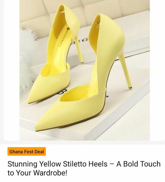 Stunning yellow