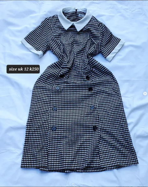 checkered dress