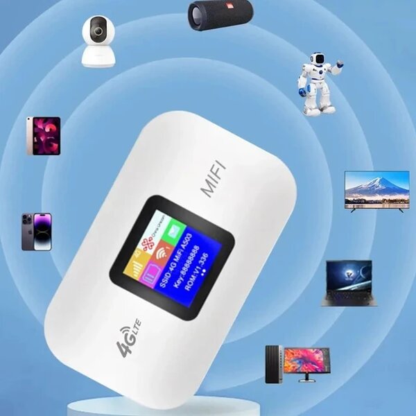 4G Lte Router Wireless Wifi Portable Modem With Sim Slot