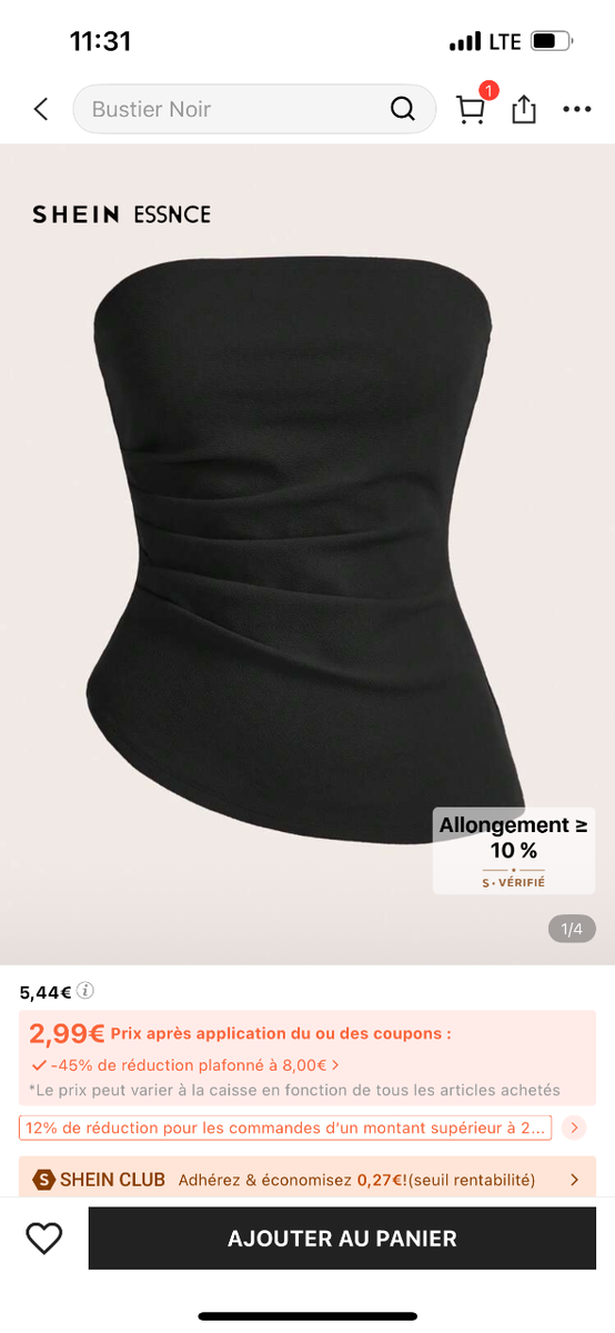 Top élégant