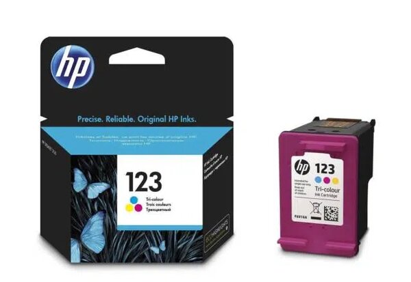 HP 123 Tri-color Original Ink