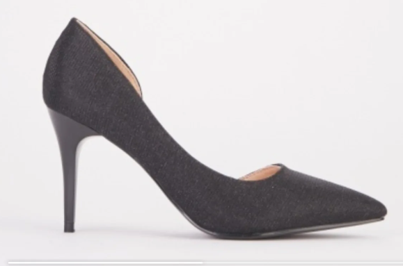 shoes gloss patent heel