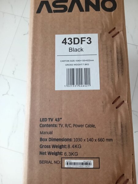 ASANO 43 INCH TV
