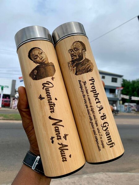 Bamboo bottle