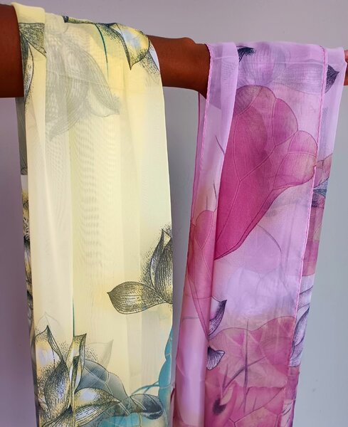 Floral Print Scarf