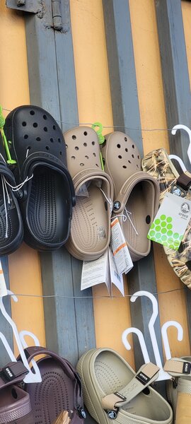 Crocs and slides