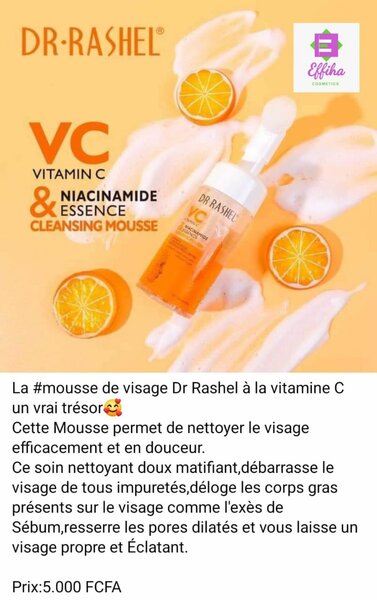 Mousse nettoyante Dr Rashel