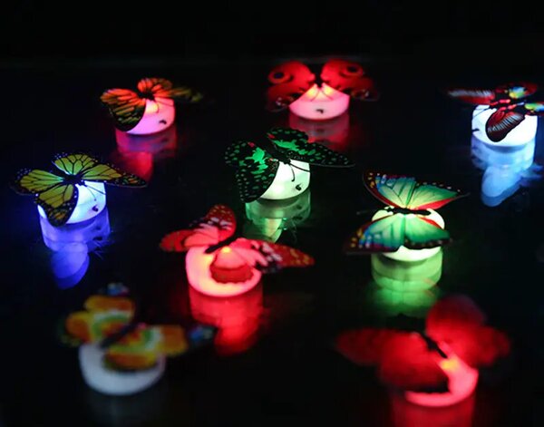 Led butterfly stickers