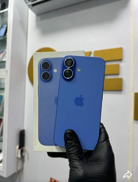 Smartphone moderne bleu