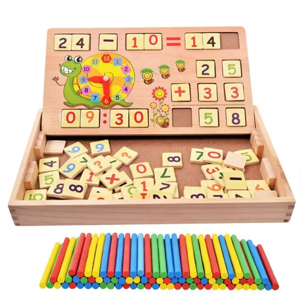 Tableau éducatif enfant bois