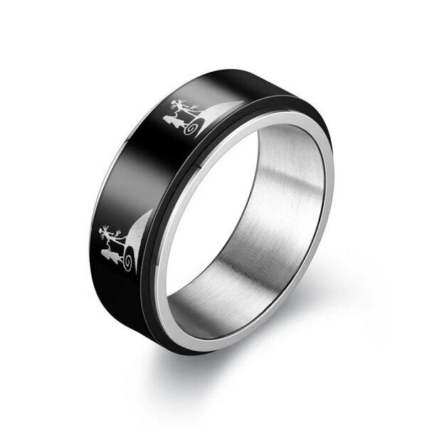 Bague star acier inoxydable