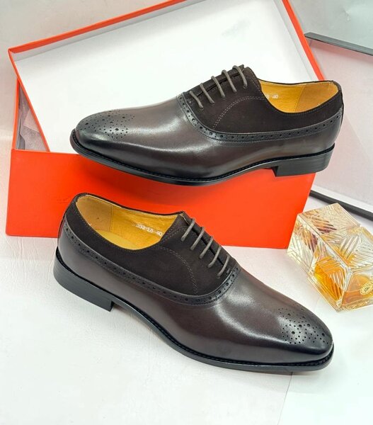 TOMFORD EXECUTIVE SHOE COFFEE