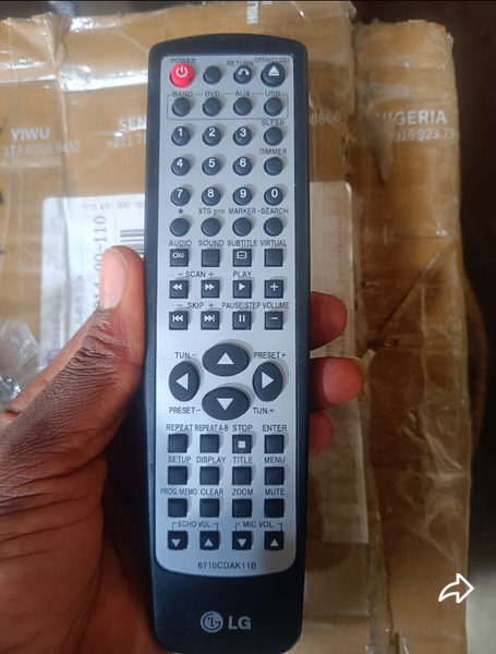 Télécommande LG pour système audio