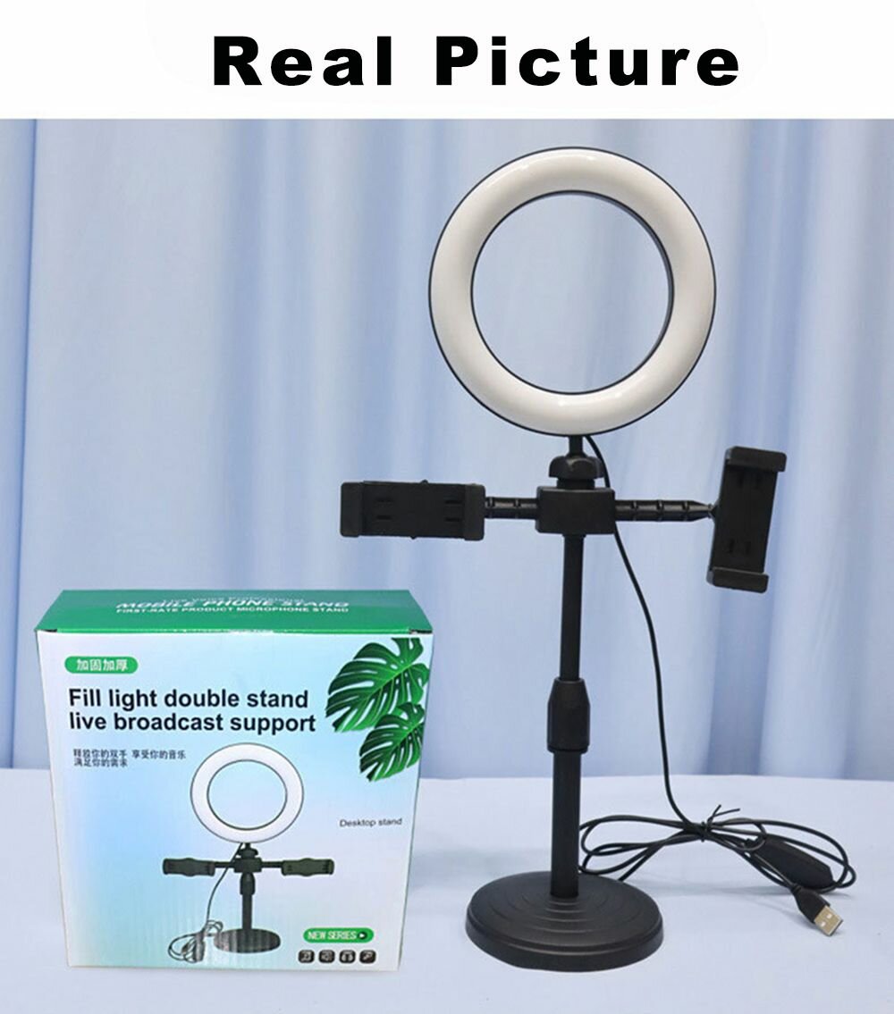 Live Desktop Ring Light Phone Holder