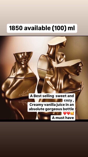 A best selling sweet and cozy creamy vanilla juice ️️️