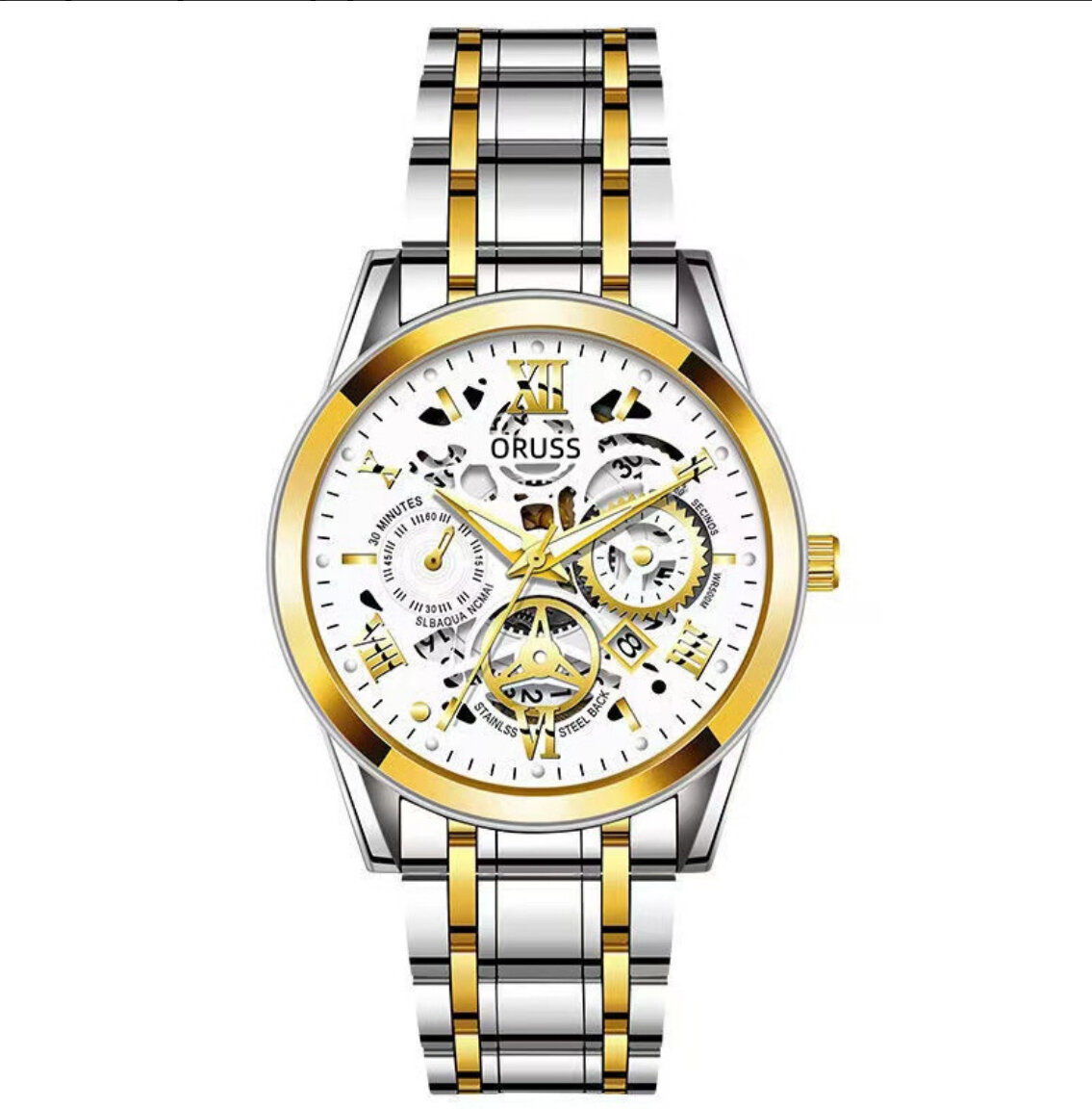 Montre squelette homme luxe