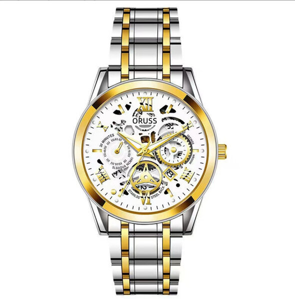 Montre squelette homme luxe