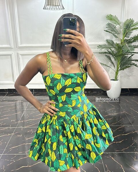 Robe en pagne