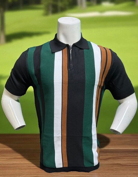 Polo rayé homme élégant