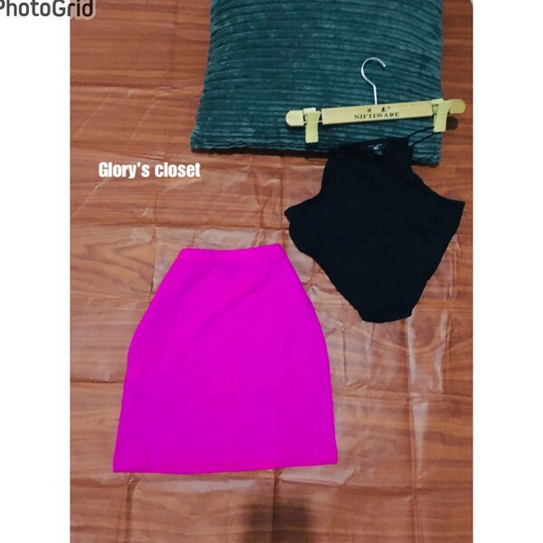 Skirt with tang top