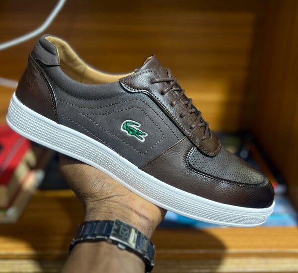 Sneakers en cuir pour hommes