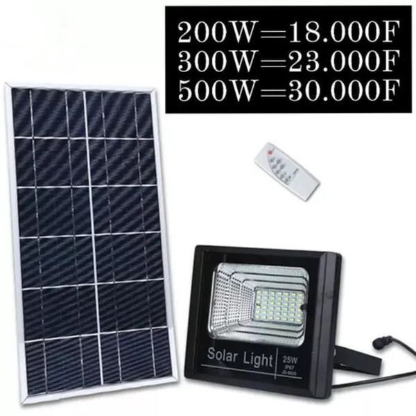 PROJECTEUR SOLAIRE PUISSANCE 500W 300W et 200W
