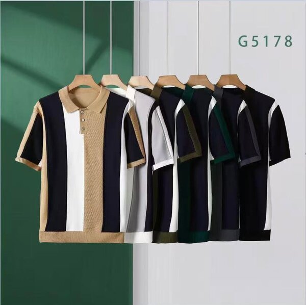 T-shirt rayé élégant homme
