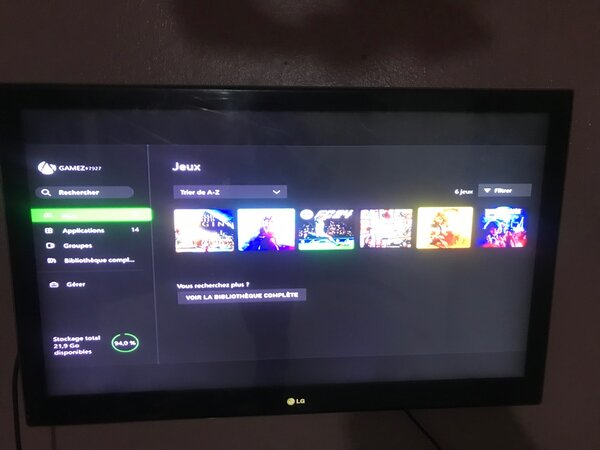 Xbox one avec une manette
