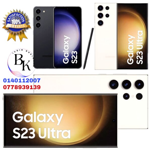Samsung Galaxy S23, S23 Plus, S23 Ultra nouveaux scellés