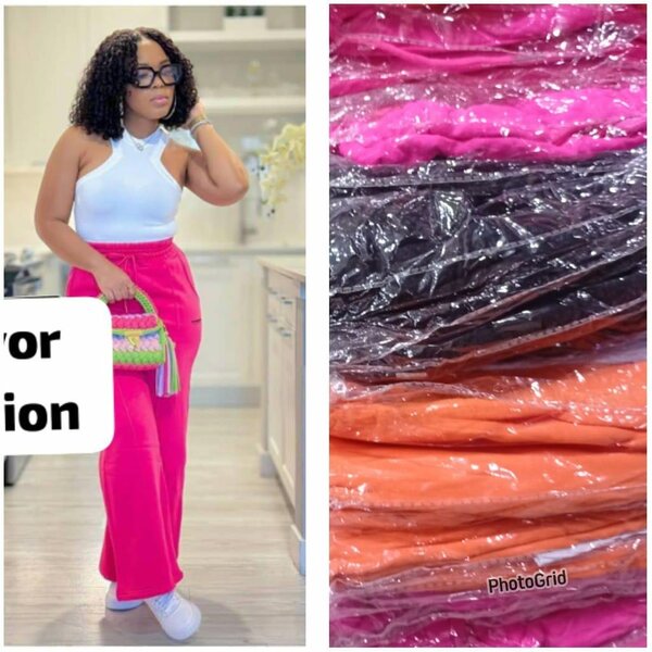 Pantalon coloré femme élégant