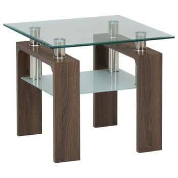 TABLE CENTRALE VITRÉE 50CM*50 CM