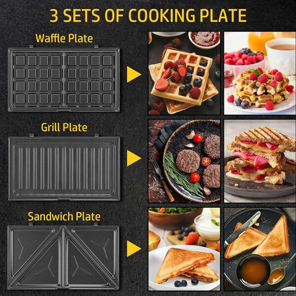 Sandwich maker 3 in 1