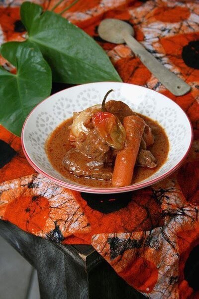 Sauce mafê et riz