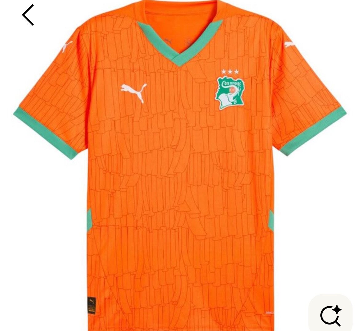 Maillot Côte d'Ivoire Football