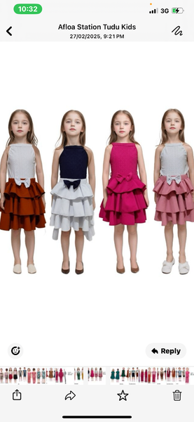 Girls skirt and Tops