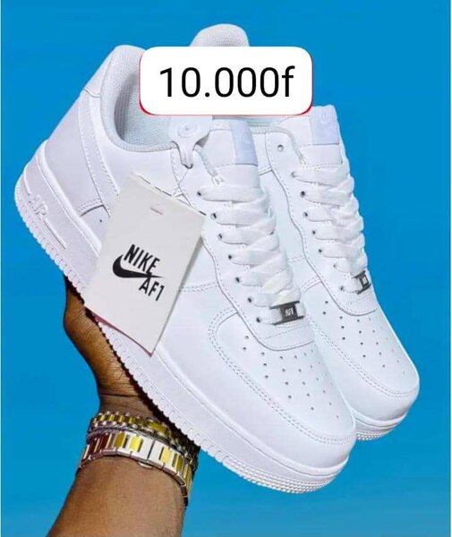 Baskets Nike AF1 Blanc Unisexe