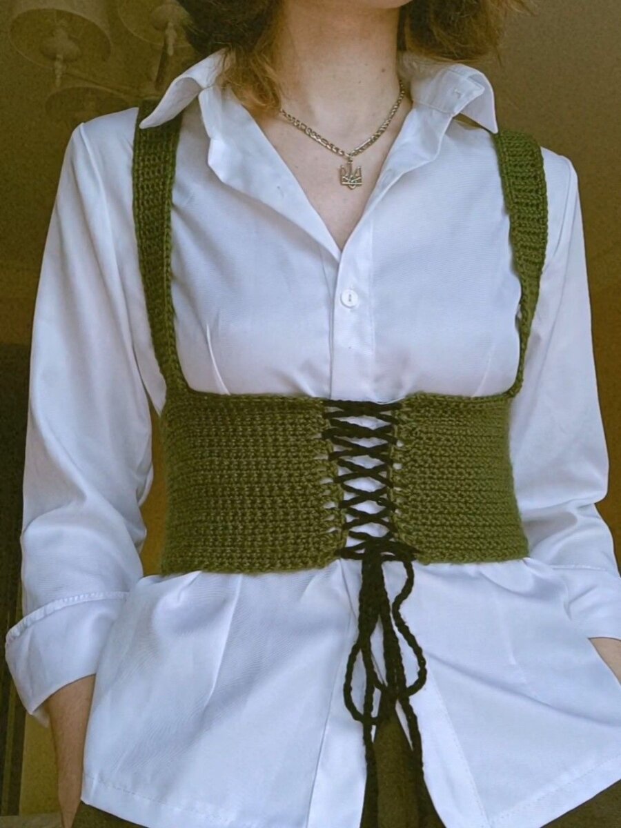 Haut Corset laine