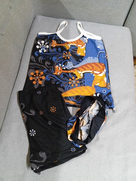 Pyjama court fille motifs mignons