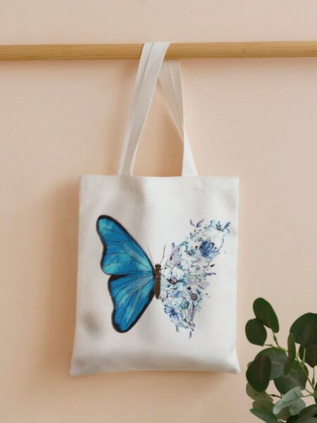 Tote Bag Papillon Floral