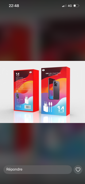 Chargeur iPhone 35w
